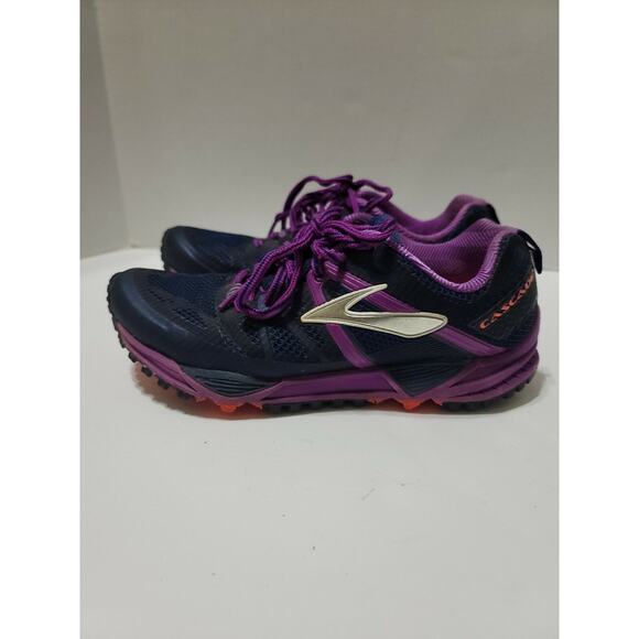 Brooks Cascadia 10 Women's Trail Running Shoes Blue/Purple Size 7.5 B (Medium) - Picture 2 of 12